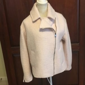 NWT Banana Republic Soft Pink Moto Jacket SP